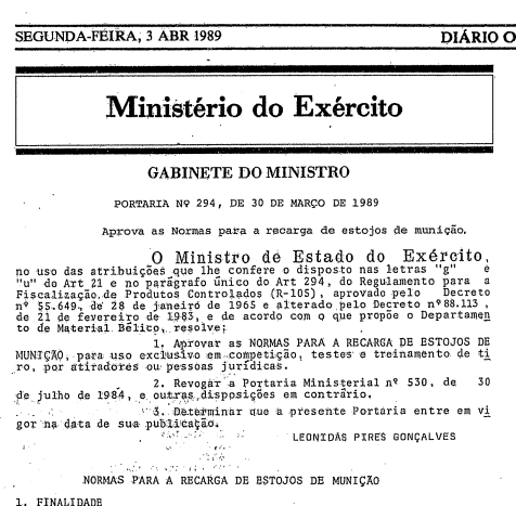 Criação do “estatuto da recarga” em 1989 - Recarga Club