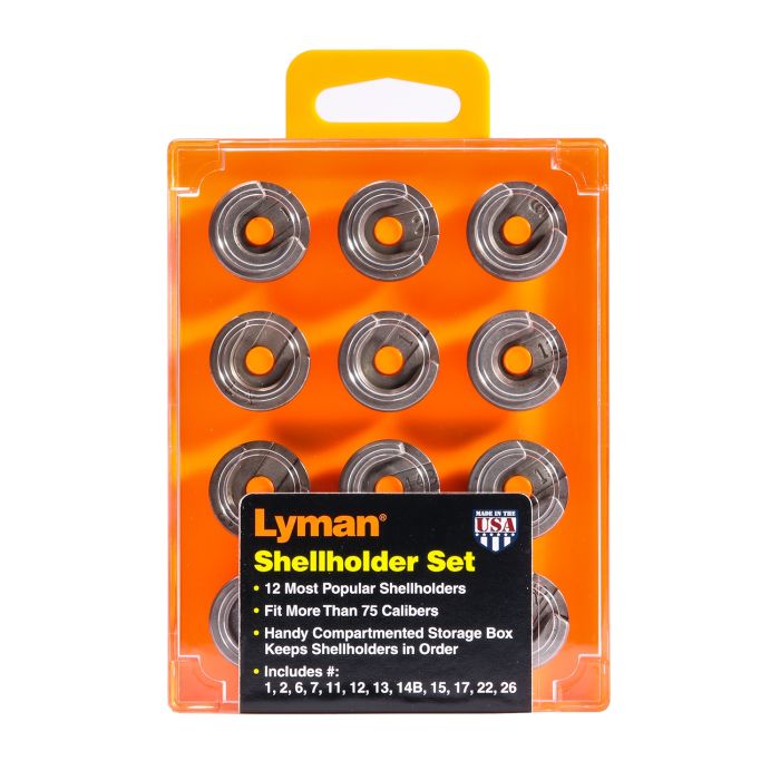 Conjunto de Shell Holder - Lyman - Shell Holder para Prensa de Recarga - ShellHolder Set