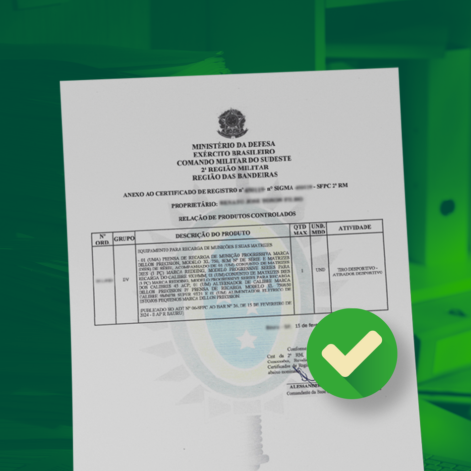 Apostilamento ao CR - Alteração de Quantidade de PCE (Pessoa Jurídica)