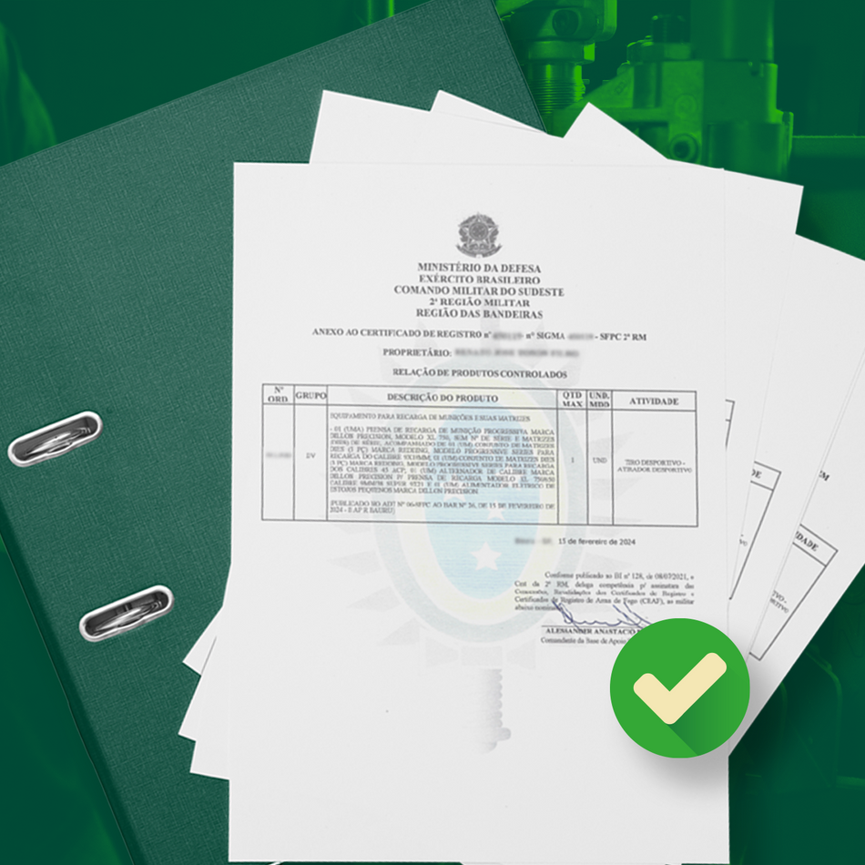 Apostilamento de Equipamento de Recarga (Dossiê Documental)