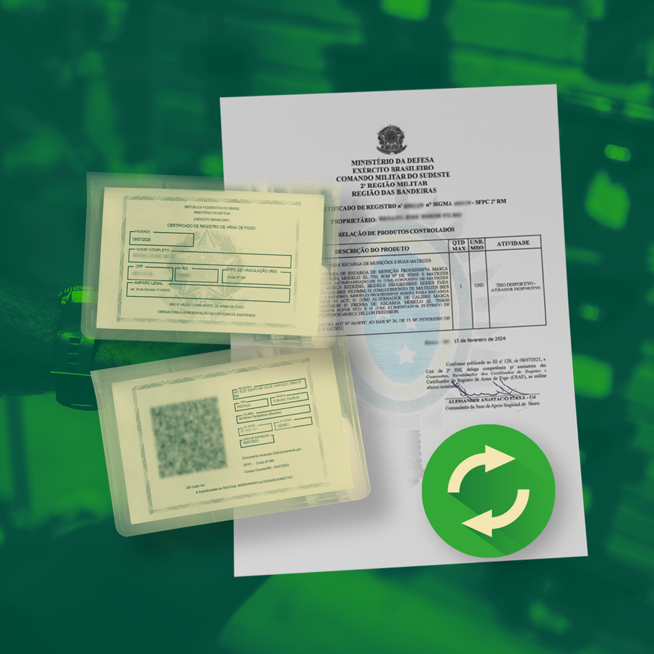 Transferência de Arma de Fogo de CAC para Entidade de Tiro