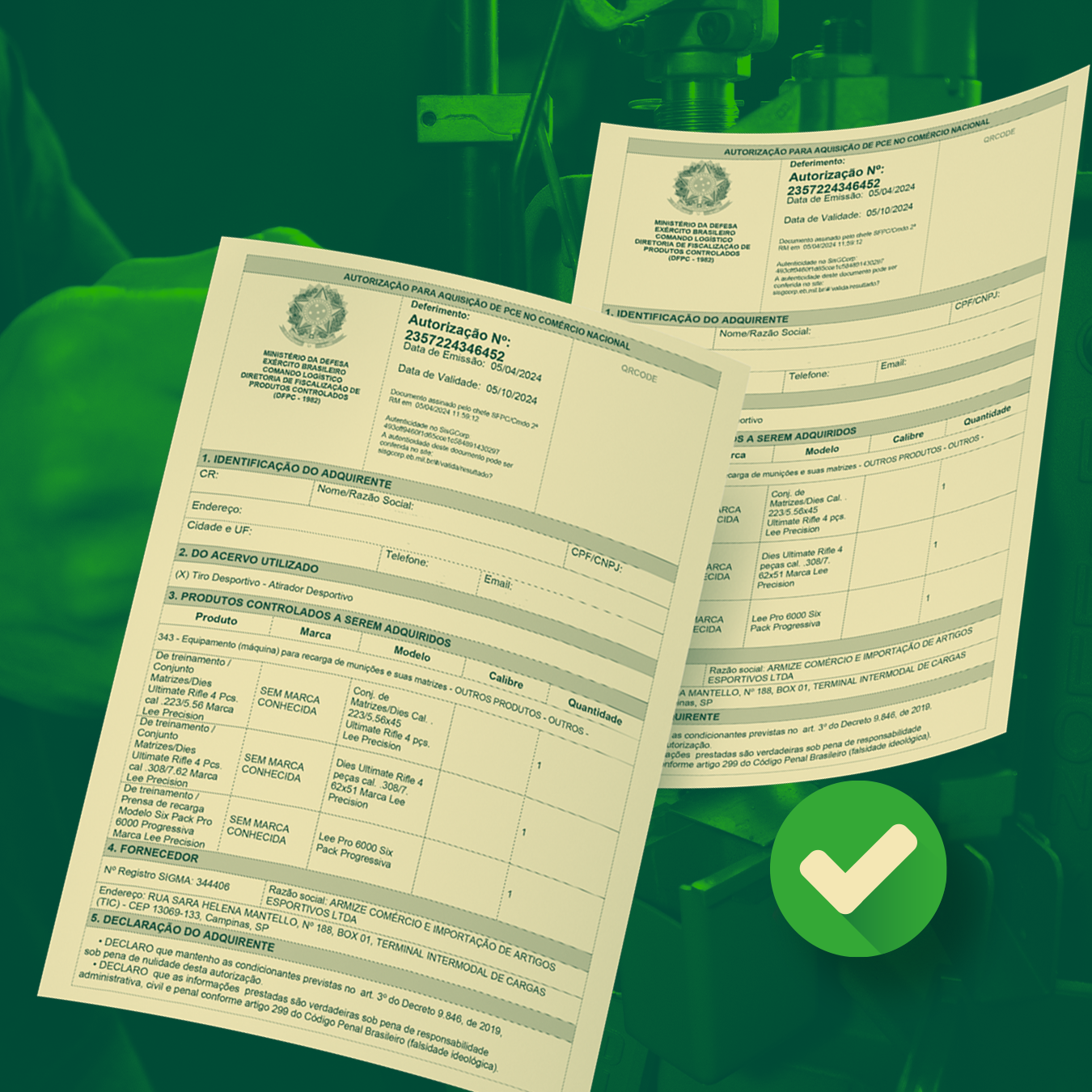 Aquisição de Equipamento de Recarga