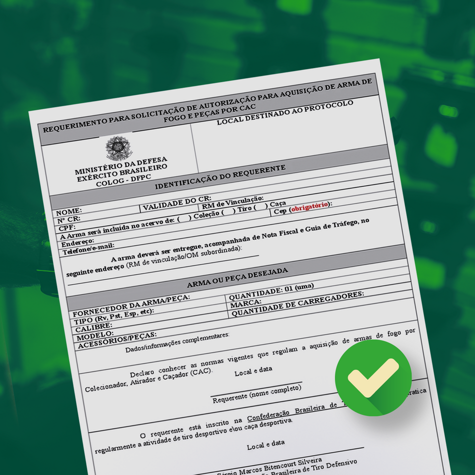 Autorização de Aquisição de Arma de Fogo  (SisGCorp)