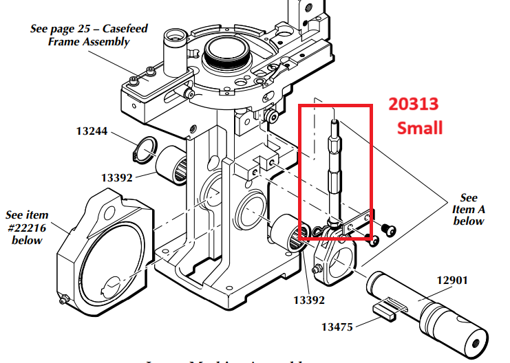 Haste pequena do swage Dillon (Swage Rod)