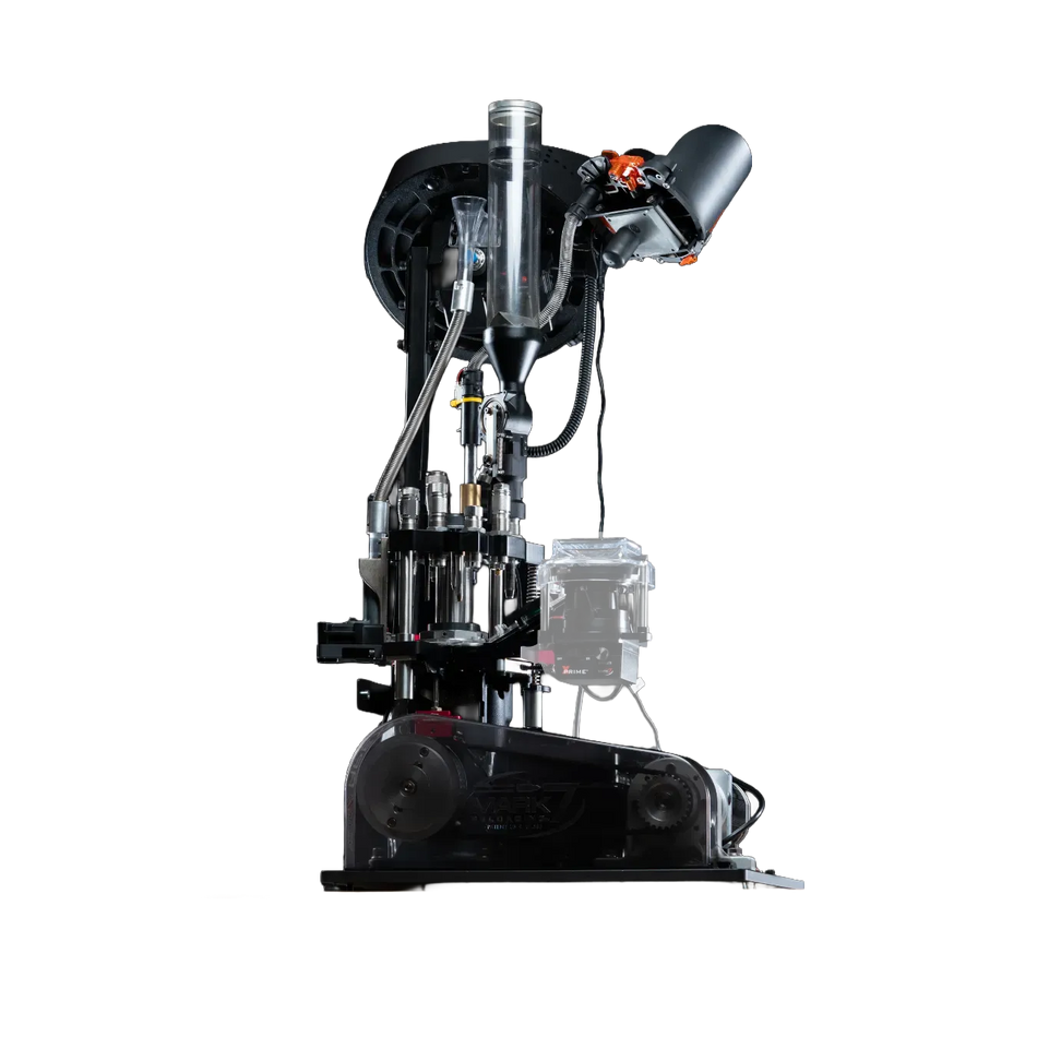 Combo Mark 7 APEX 10 Autodrive — Prensa Progressiva Automatizada com Case Feeder e Bullet Feeder (220V, Sem Calibre) — PCE