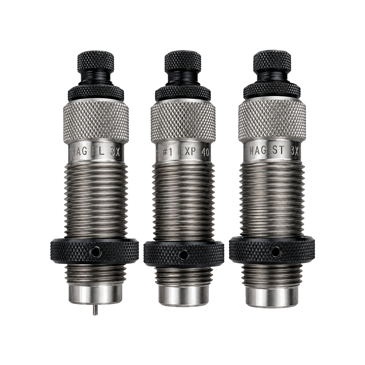 Dies Redding 3 Peças NxGEN Carbide - Conjunto de Matrizes Compatível com Todas as Prensas - Redding - NxGEN Carbide Dies Set - PCE