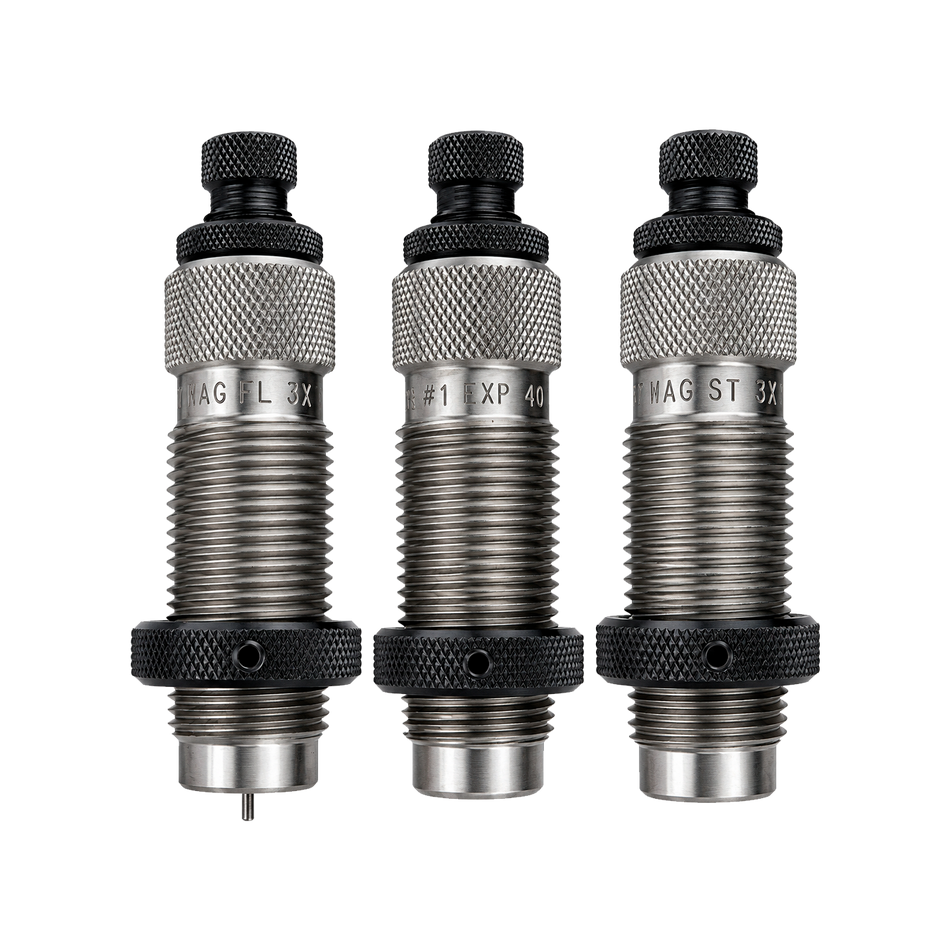 Dies Redding 3 Peças NxGEN Carbide - Conjunto de Matrizes Compatível com Todas as Prensas - Redding - NxGEN Carbide Dies Set - PCE