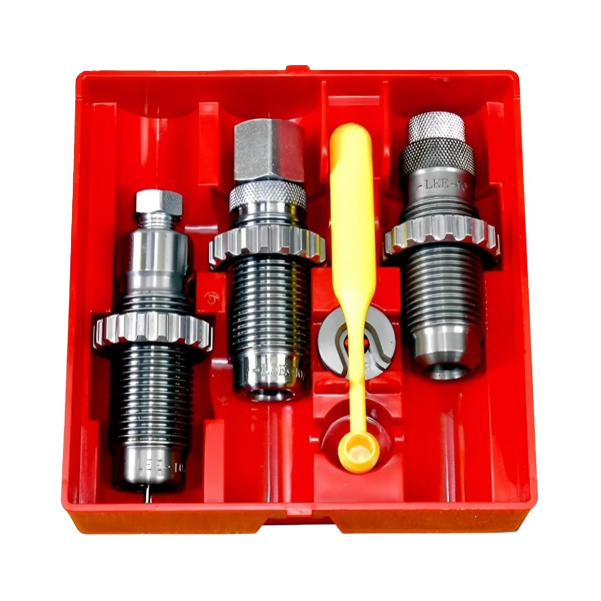 Dies Lee 3 Peças Carbide de Tungstênio + Shell Holder - Conjunto de Matrizes - Lee Precision - 3 Die Set Pistol