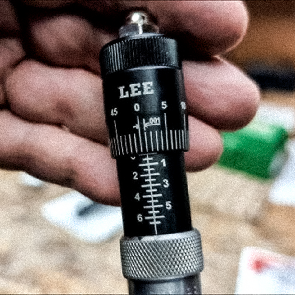 Adaptador de Ajuste com Micrômetro - Lee Precision - Para Bullet Seating Dies da Lee - Micrometer Adjust Screw