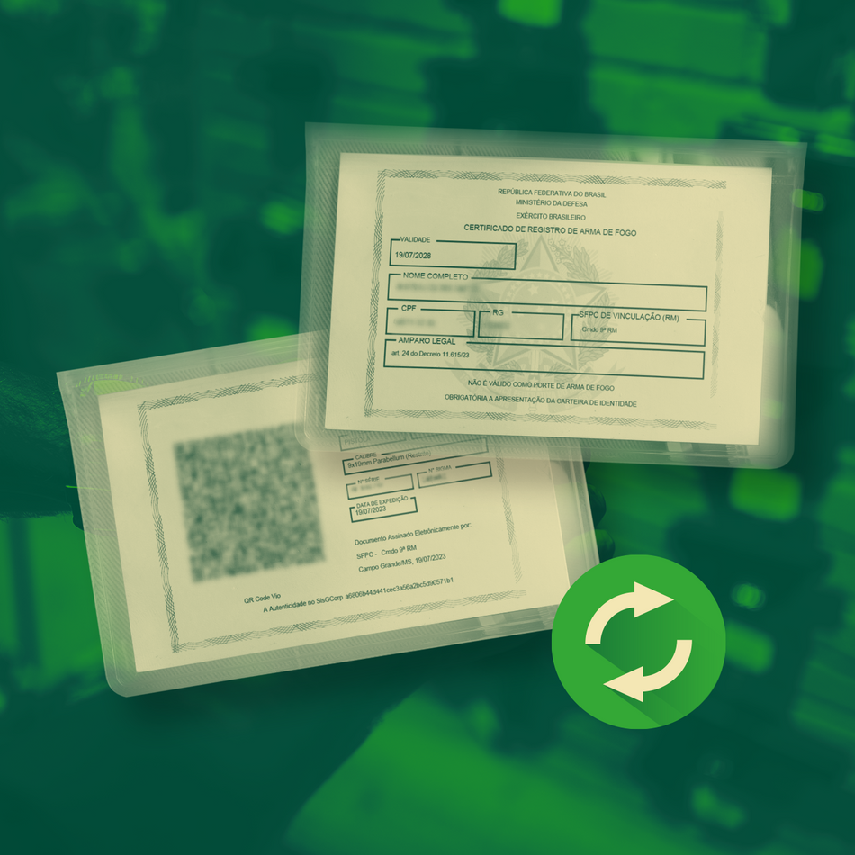 Revalidação de Certificado de Registro de Arma de Fogo (CRAF)