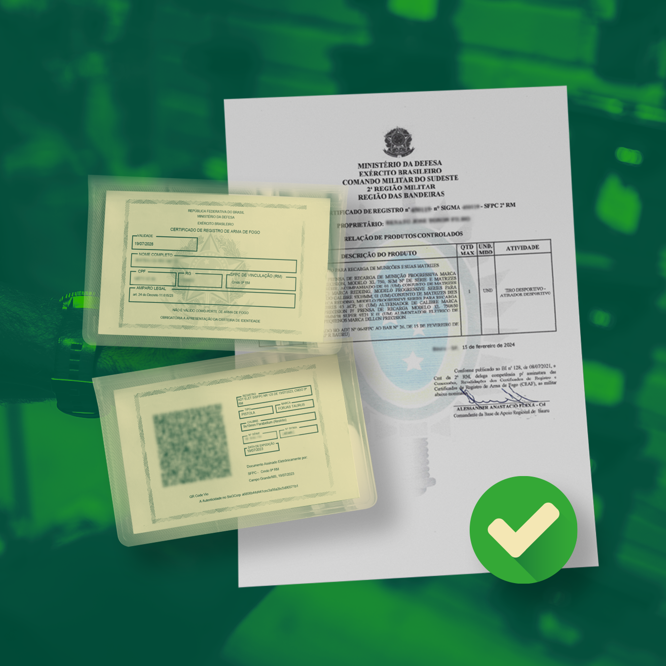 Registro e apostilamento de arma — SINARM CAC