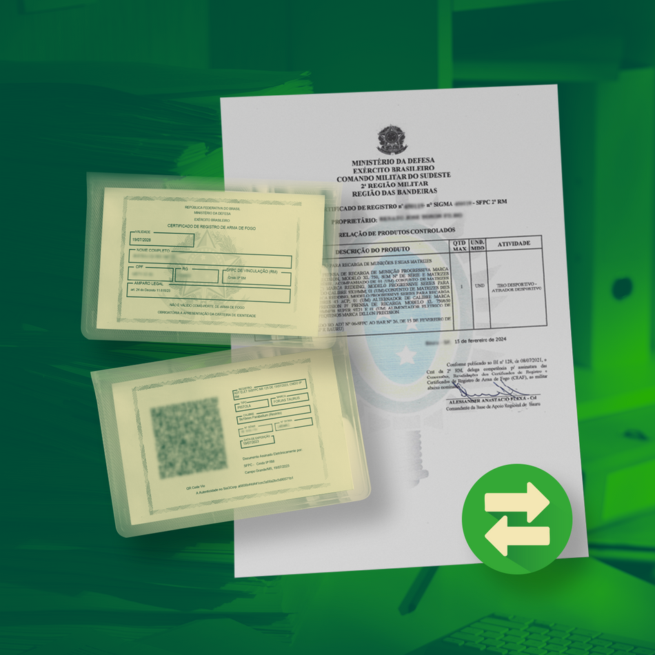 Transferência de arma CAC para CAC - Dossiê Documental