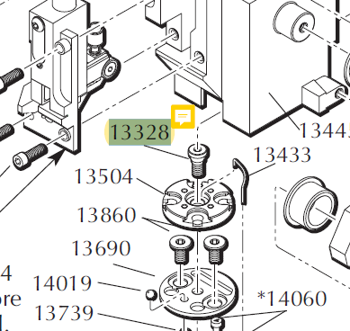 Parafuso do shell plate Dillon Square Deal B